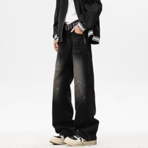 Retro Street Loose-Fit Jeans
