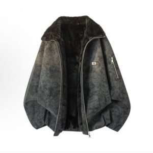 Faux-Fur lined Suede Jacket